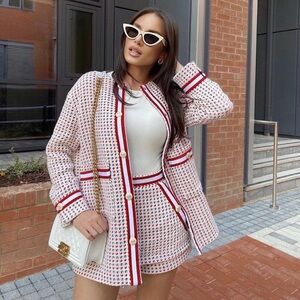 MAJE Gerona Cotton-Blend Tweed Jacket size M(38)